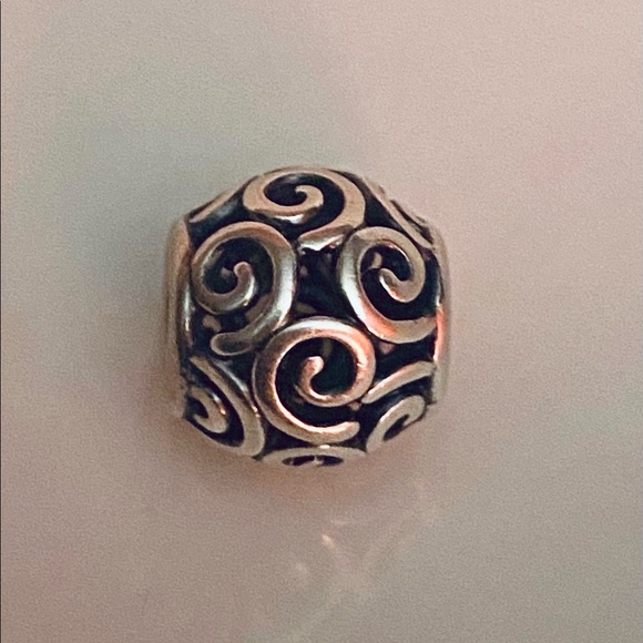 Pandora Discontinued “Swirl” Charm - Picture 2 of 2